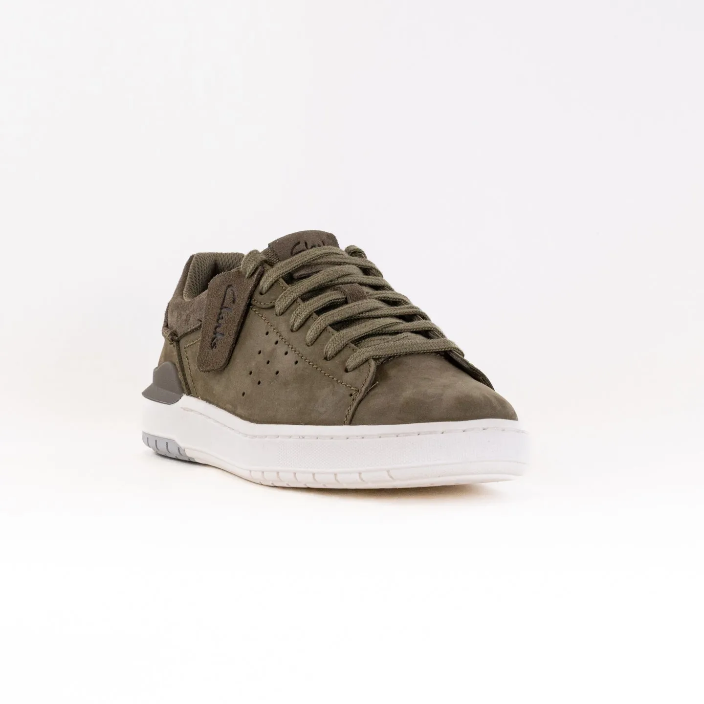 Clarks Courtlite 2 Run (Men's) - Olive Nubuck universally loved