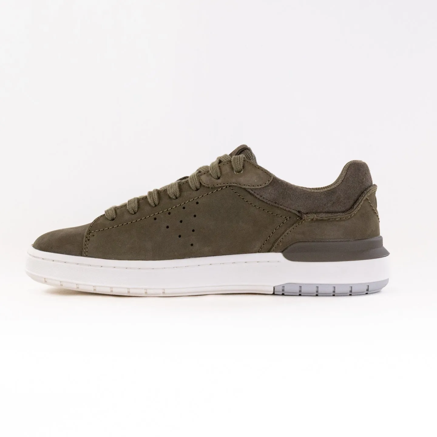 Clarks Courtlite 2 Run (Men's) - Olive Nubuck autumn walks