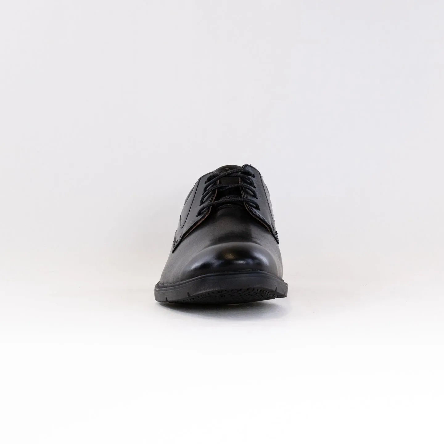 Clarks Eldredge Plain Toe Oxford (Men's) - Black Leather comfy fit