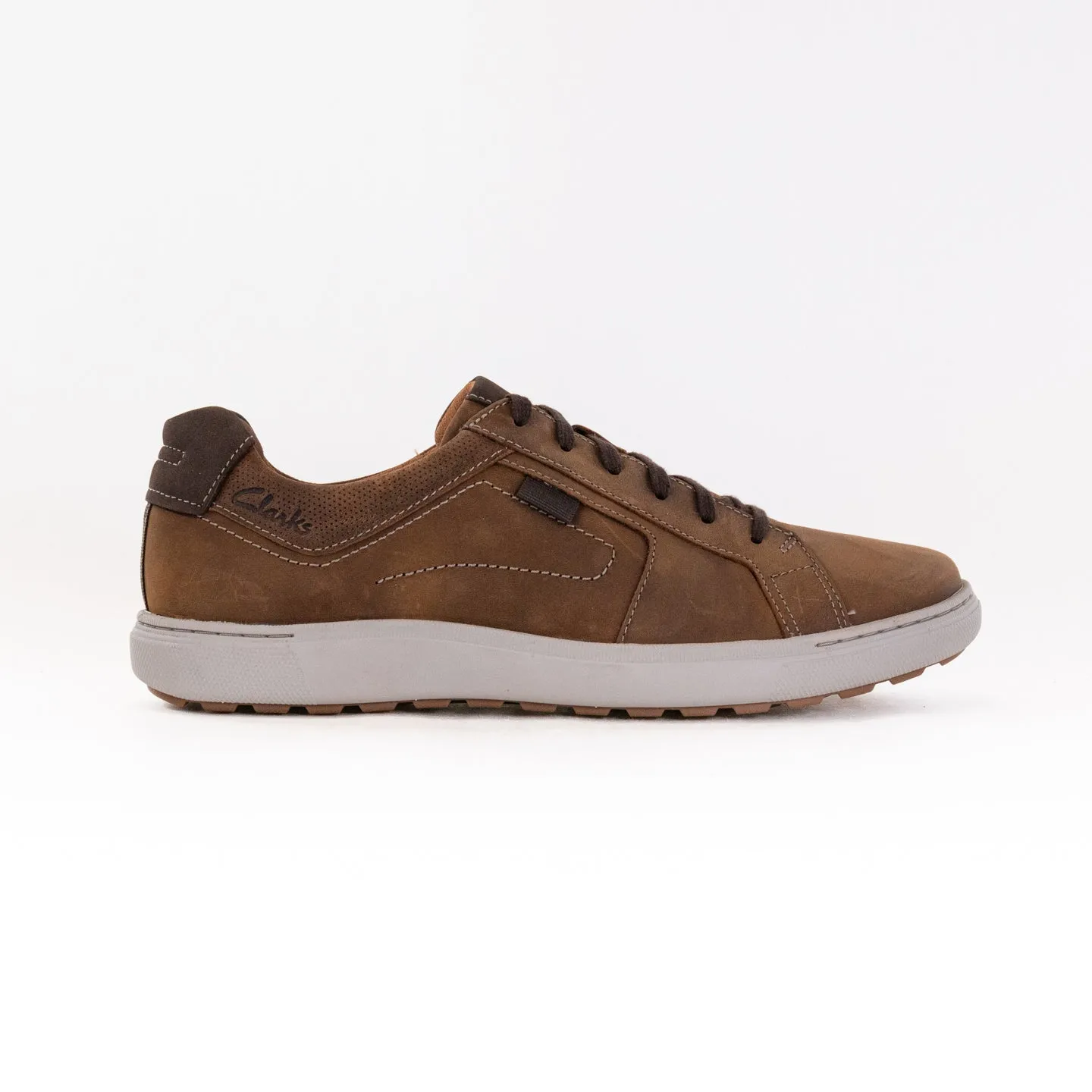 Clarks Mapstone Lace (Men's) - Beeswax Leather secure lock