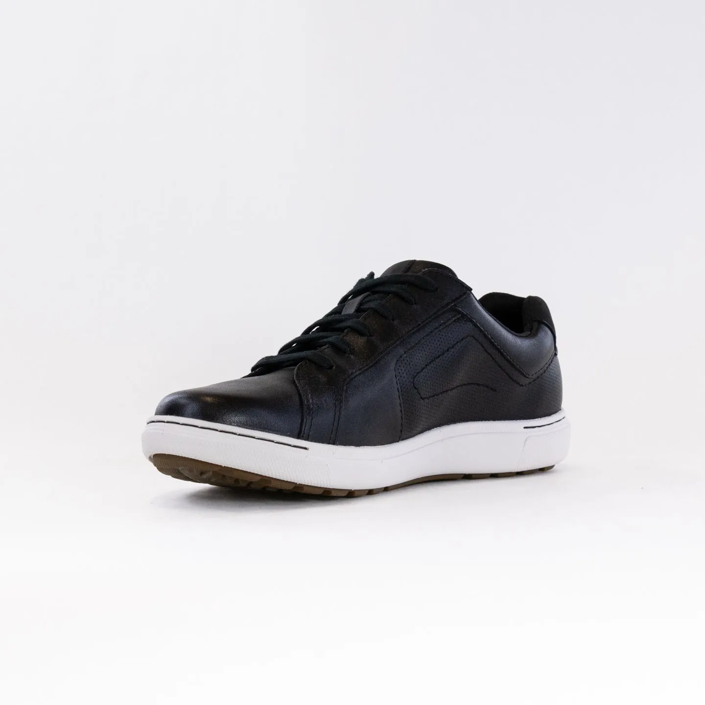 Clarks Mapstone Lace (Men's) - Black Leather foot arch