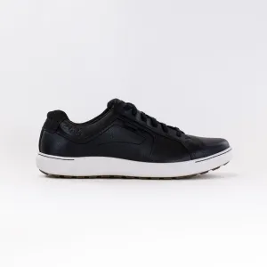 Clarks Mapstone Lace (Men's) - Black Leather flexible sole Clarks Mapstone Lace (Men's) - Black Leather dry zone