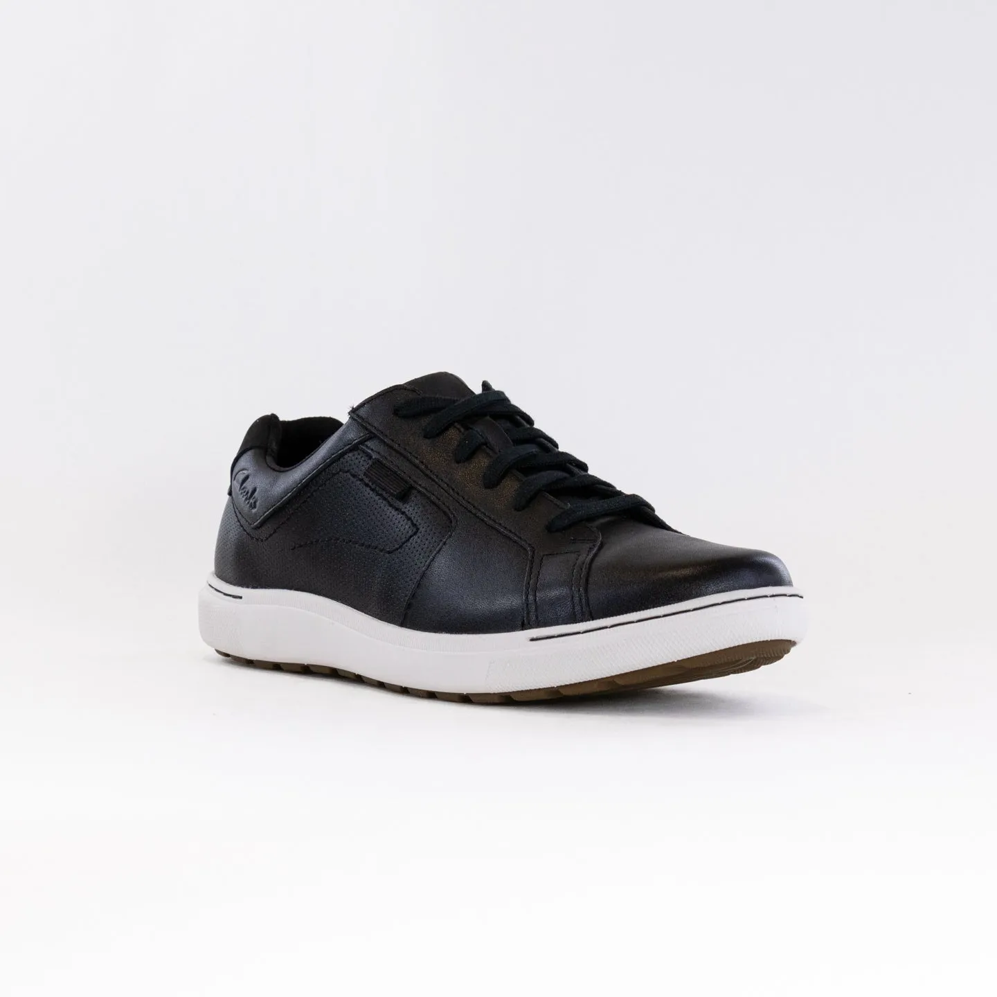 Clarks Mapstone Lace (Men's) - Black Leather trail strength