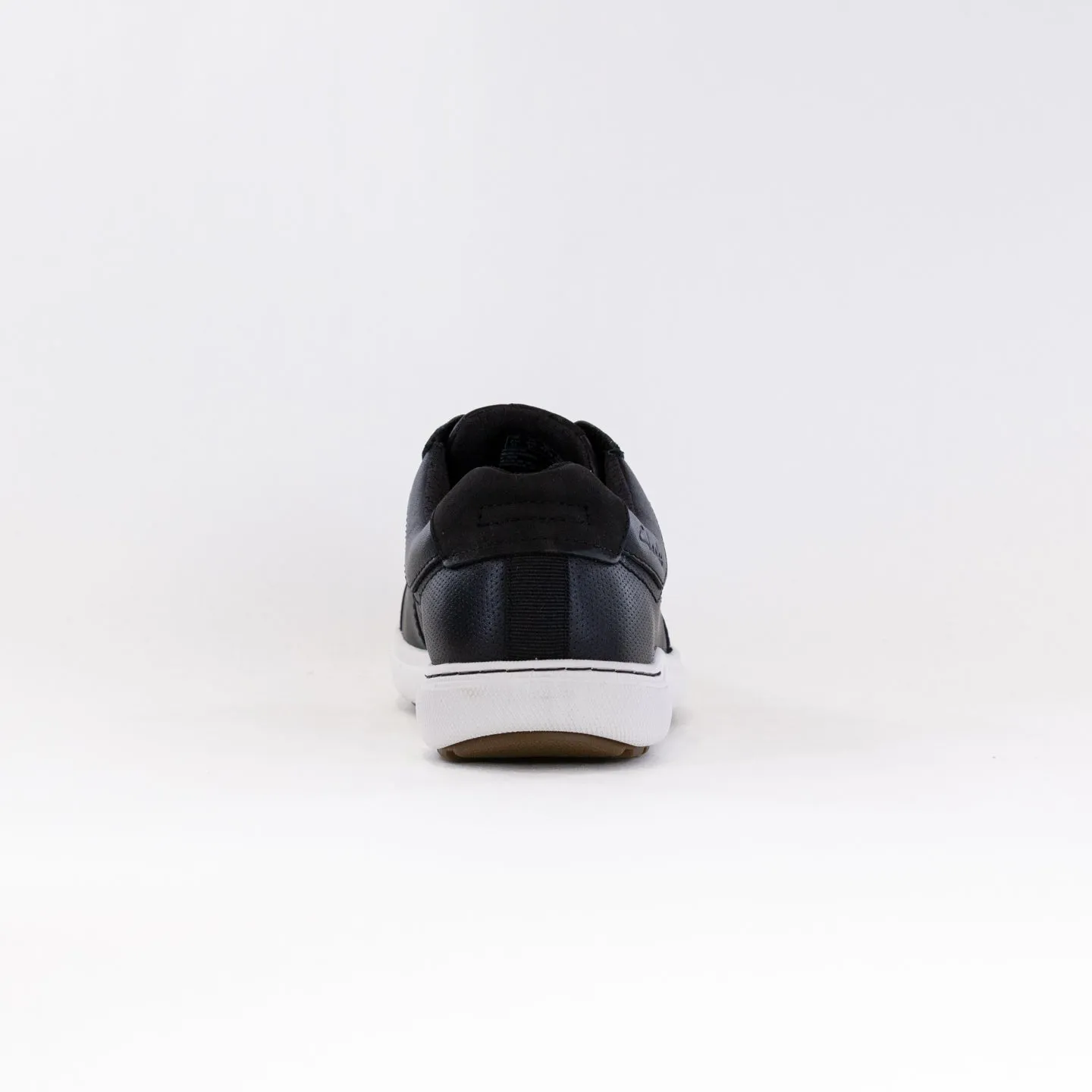 Clarks Mapstone Lace (Men's) - Black Leather smooth landings