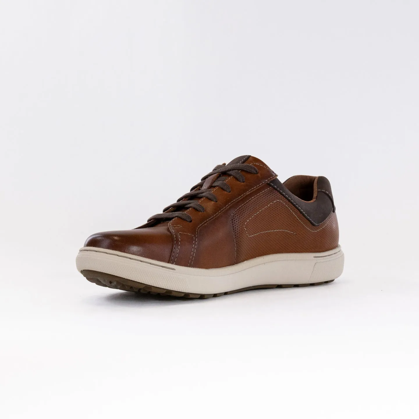 Clarks Mapstone Lace (Men's) - Tan Leather nature ride