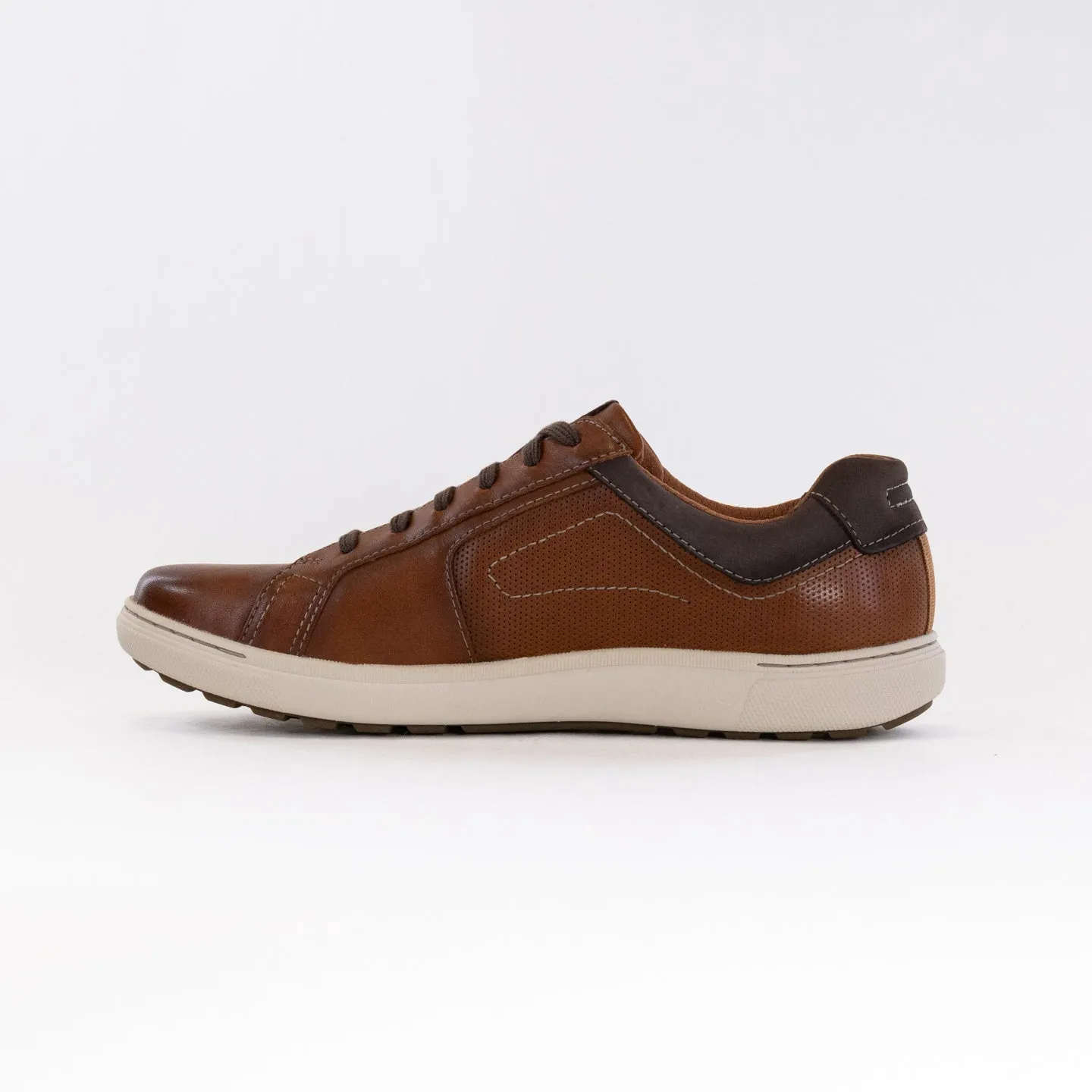 Clarks Mapstone Lace (Men's) - Tan Leather easy wear