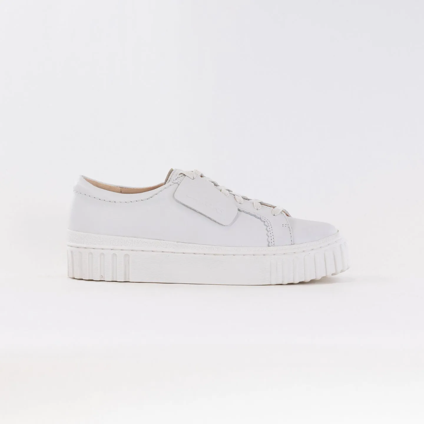 Clarks Mayhill Walk (Women's) - Off White Leather rock climb