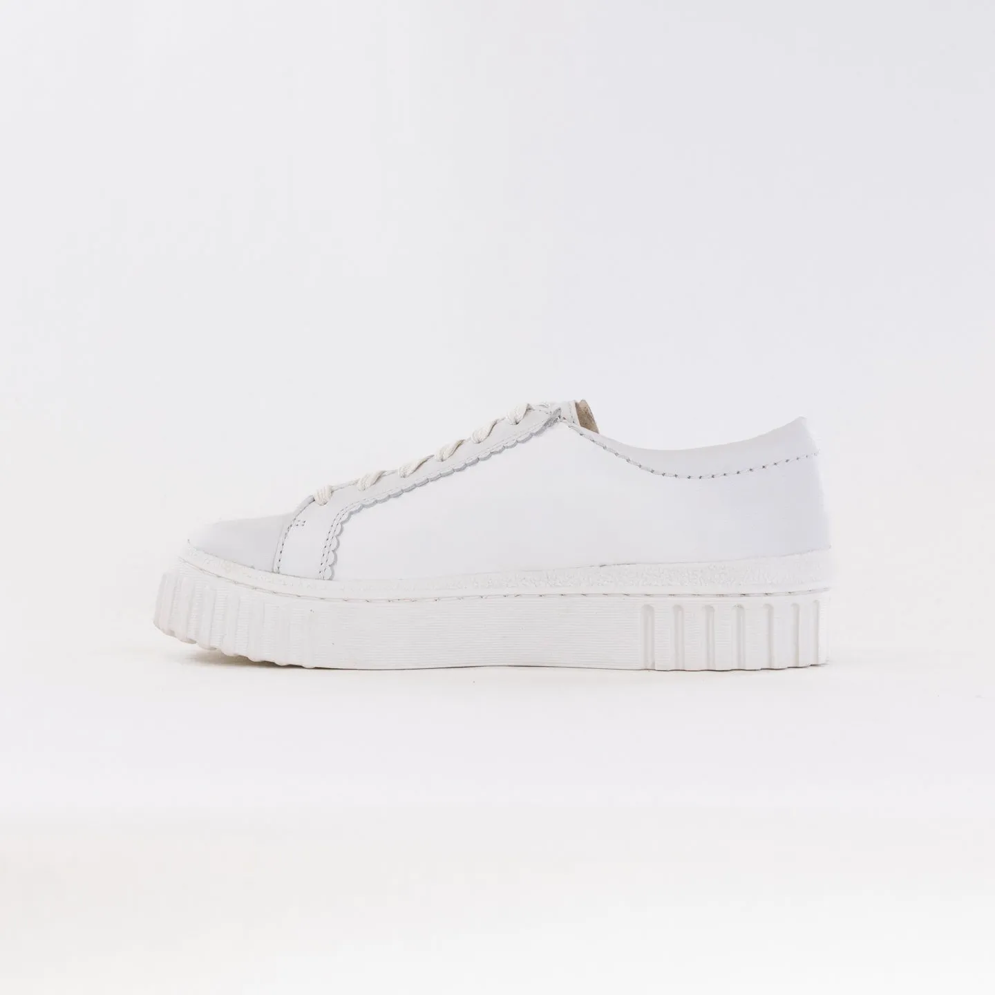 Clarks Mayhill Walk (Women's) - Off White Leather base camp