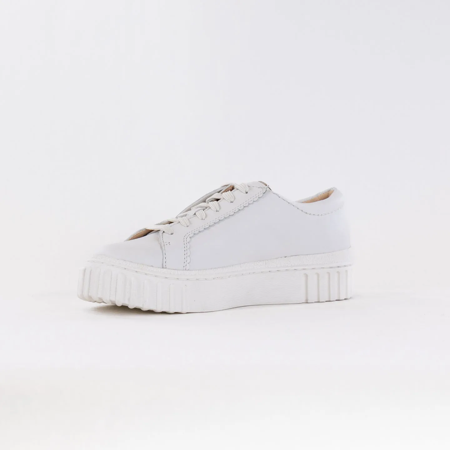 Clarks Mayhill Walk (Women's) - Off White Leather dry zone