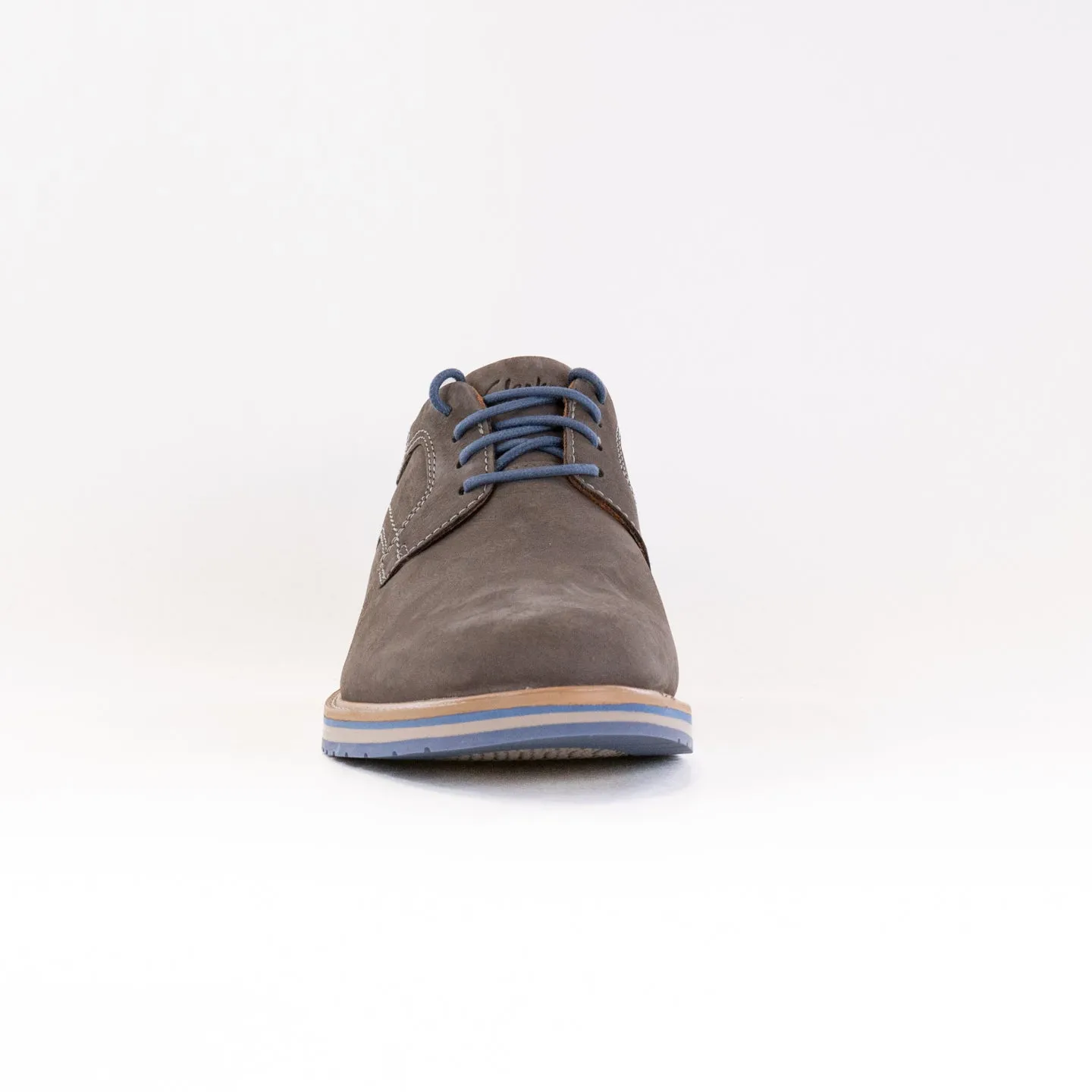 Clarks Monahan Plain Toe (Men's) - Grey Nubuck support zone
