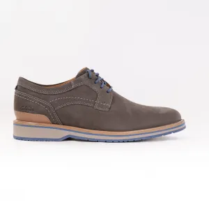 Clarks Monahan Plain Toe (Men's) - Grey Nubuck dry touch