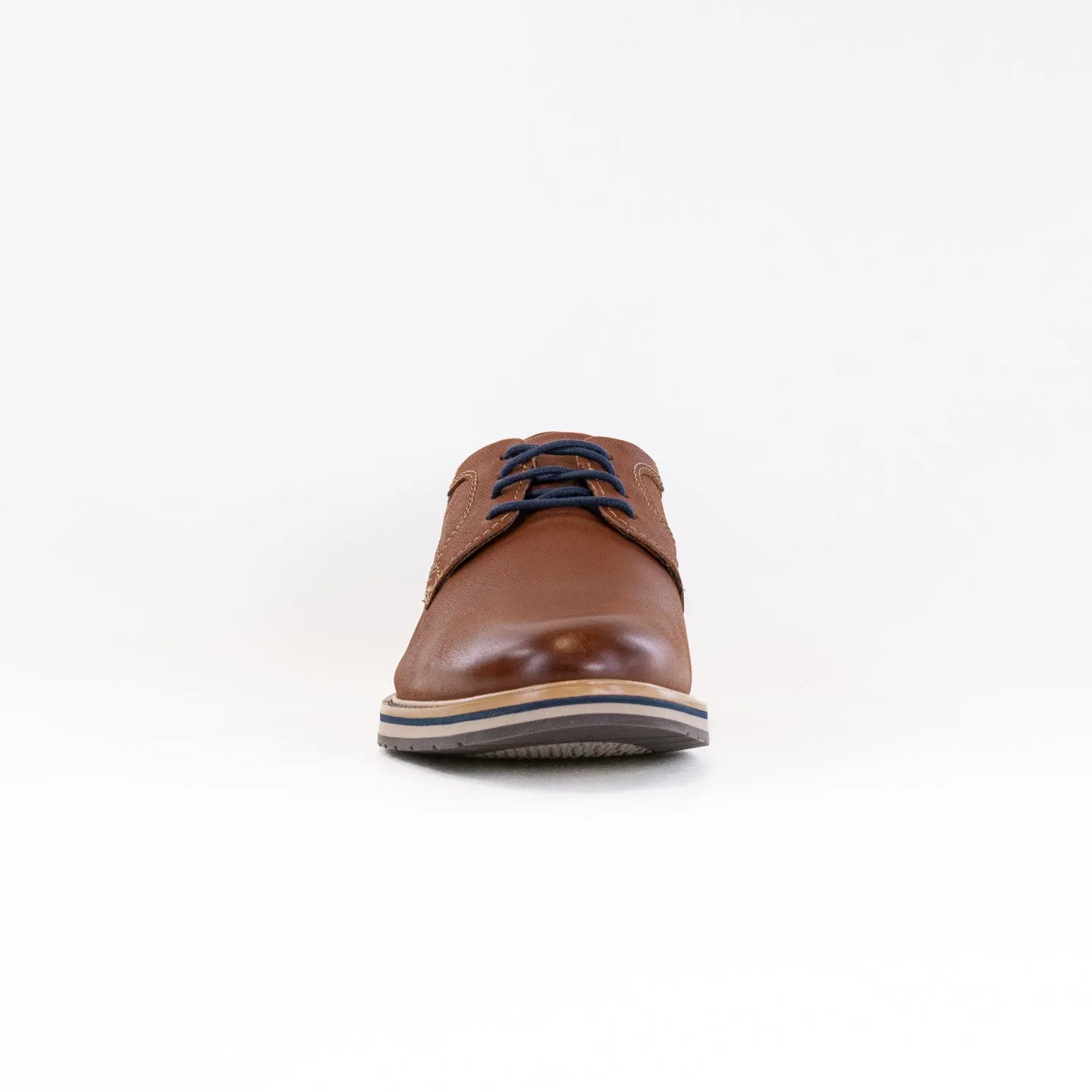 Clarks Monahan Plain Toe (Men's) - Tan Leather clean path