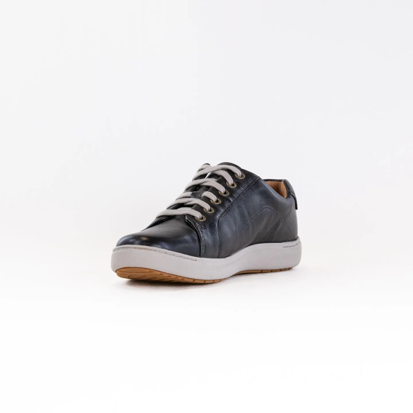 Clarks Nalle Lace (Women's) - Black Leather breathable mesh