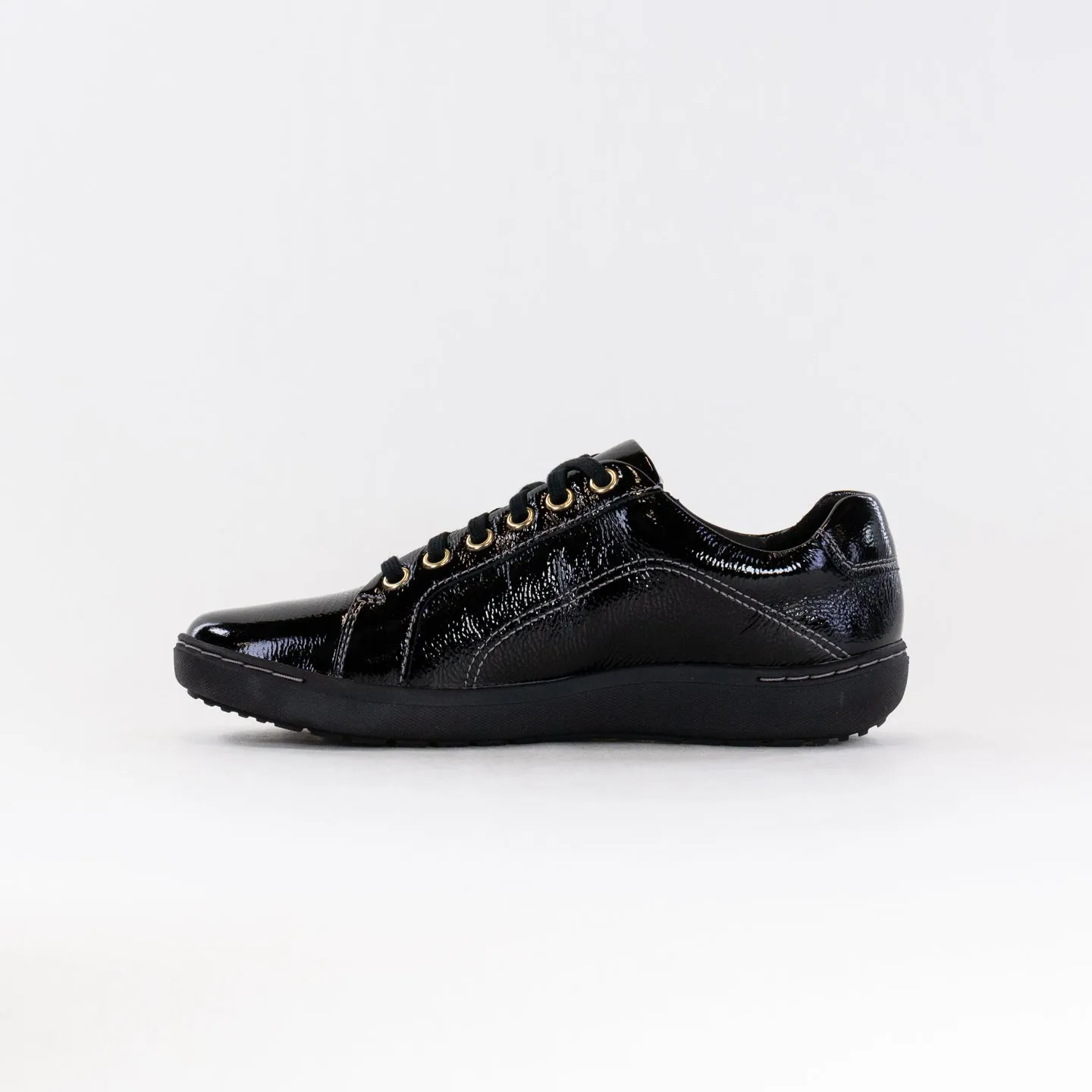 Clarks Nalle Lace (Women's) - Black Patent heat retention