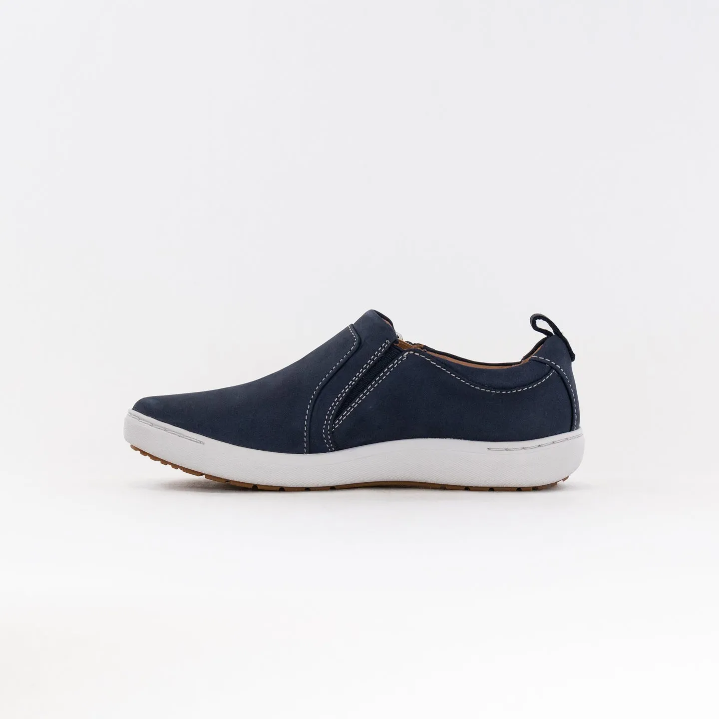 Clarks Nalle Lilac (Women's) - Navy Nubuck energy return