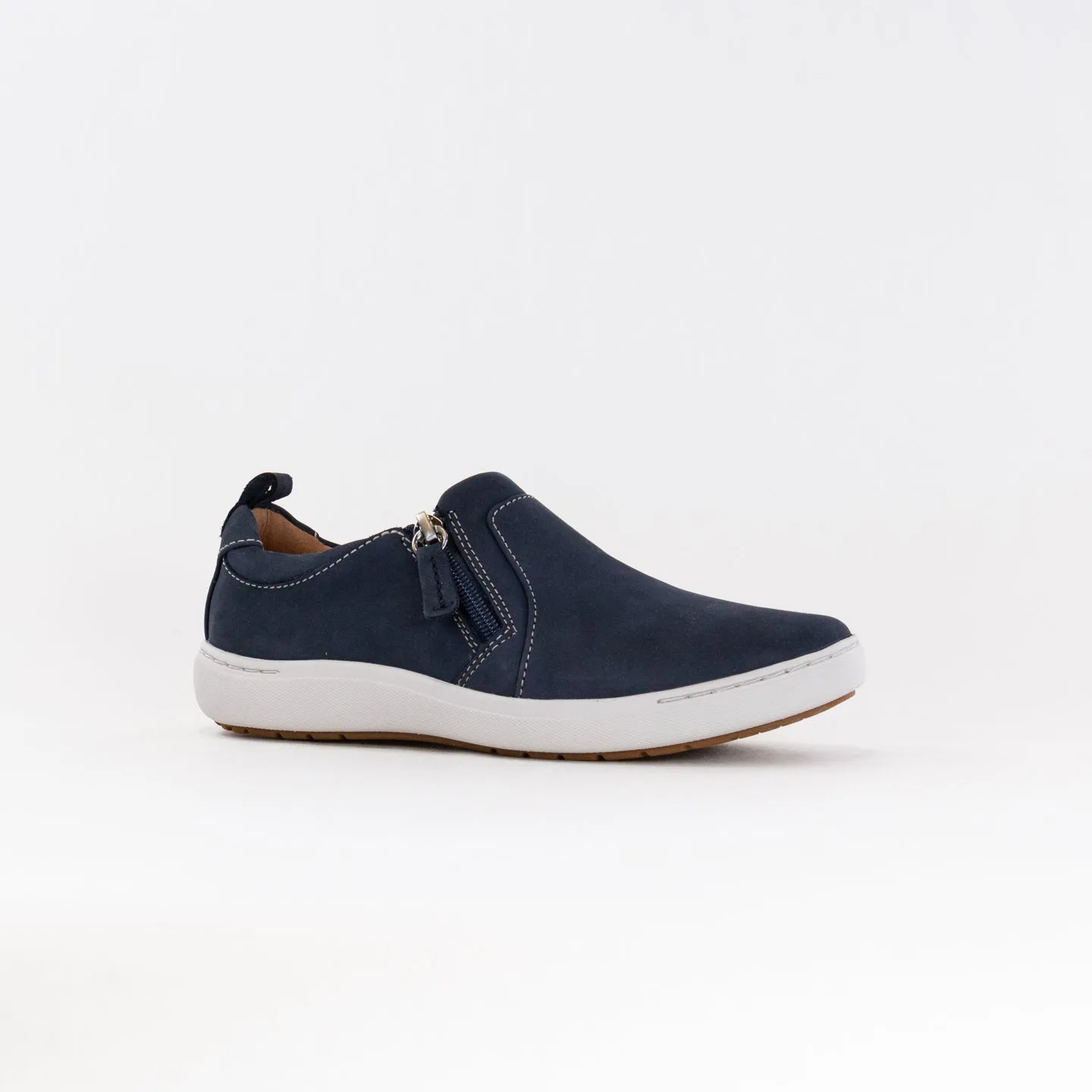 Clarks Nalle Lilac (Women's) - Navy Nubuck cool mesh