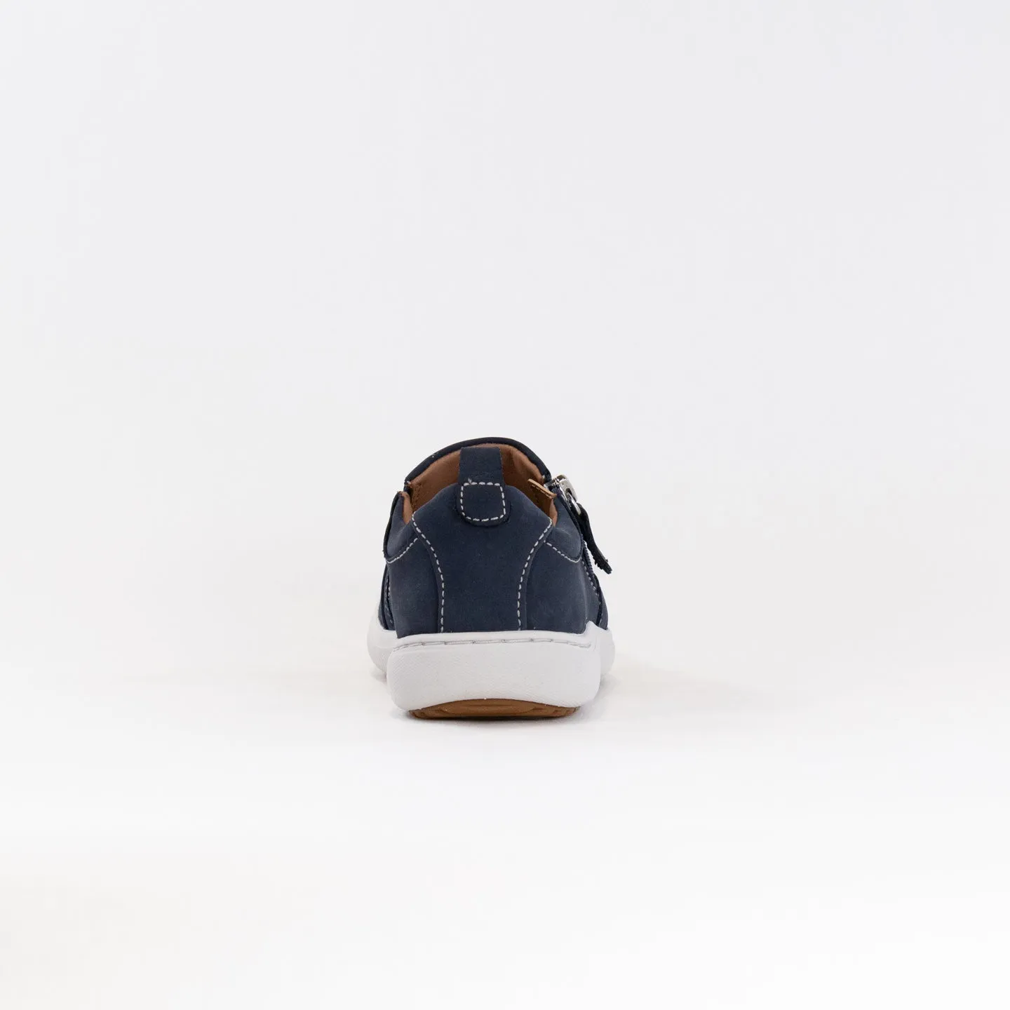 Clarks Nalle Lilac (Women's) - Navy Nubuck slope friendly
