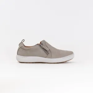 Clarks Nalle Lilac (Women's) - Stone Nubuck athleisure look
