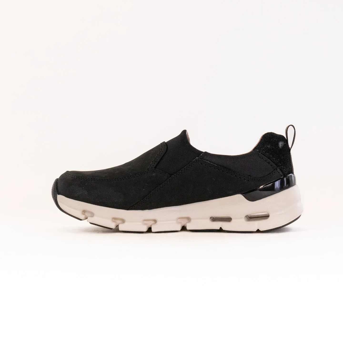 Clarks Nature X Sky Waterproof (Women's) - Black Nubuck deep sole