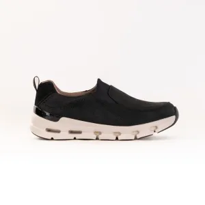 Clarks Nature X Sky Waterproof (Women's) - Black Nubuck shock absorption