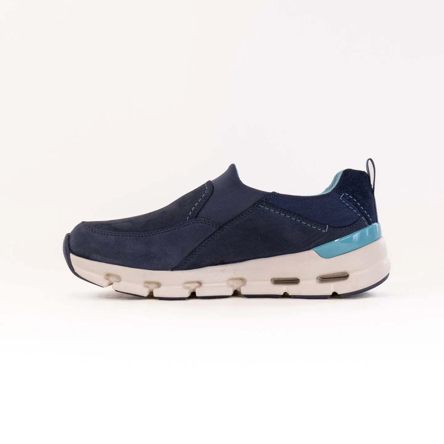 Clarks Nature X Sky Waterproof (Women's) - Navy Nubuck year-round wear
