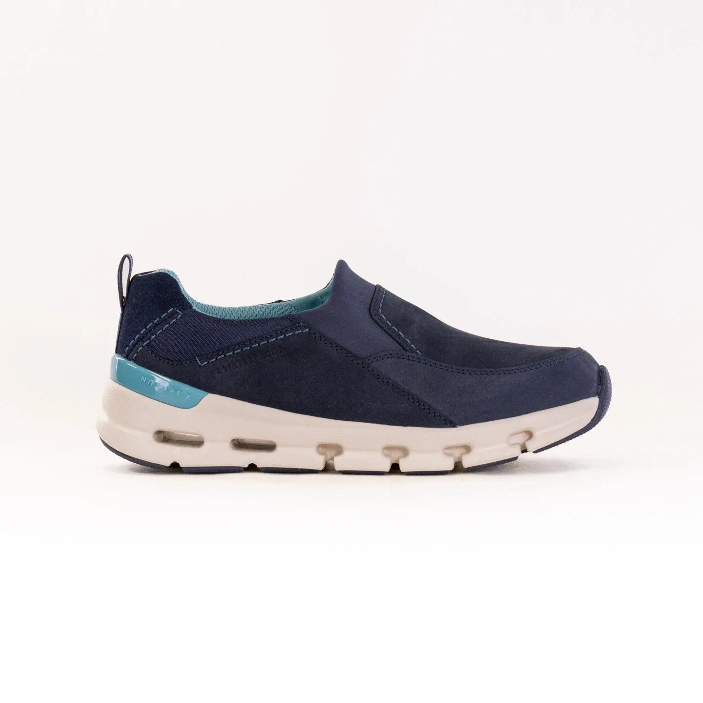 Clarks Nature X Sky Waterproof (Women's) - Navy Nubuck long-lasting