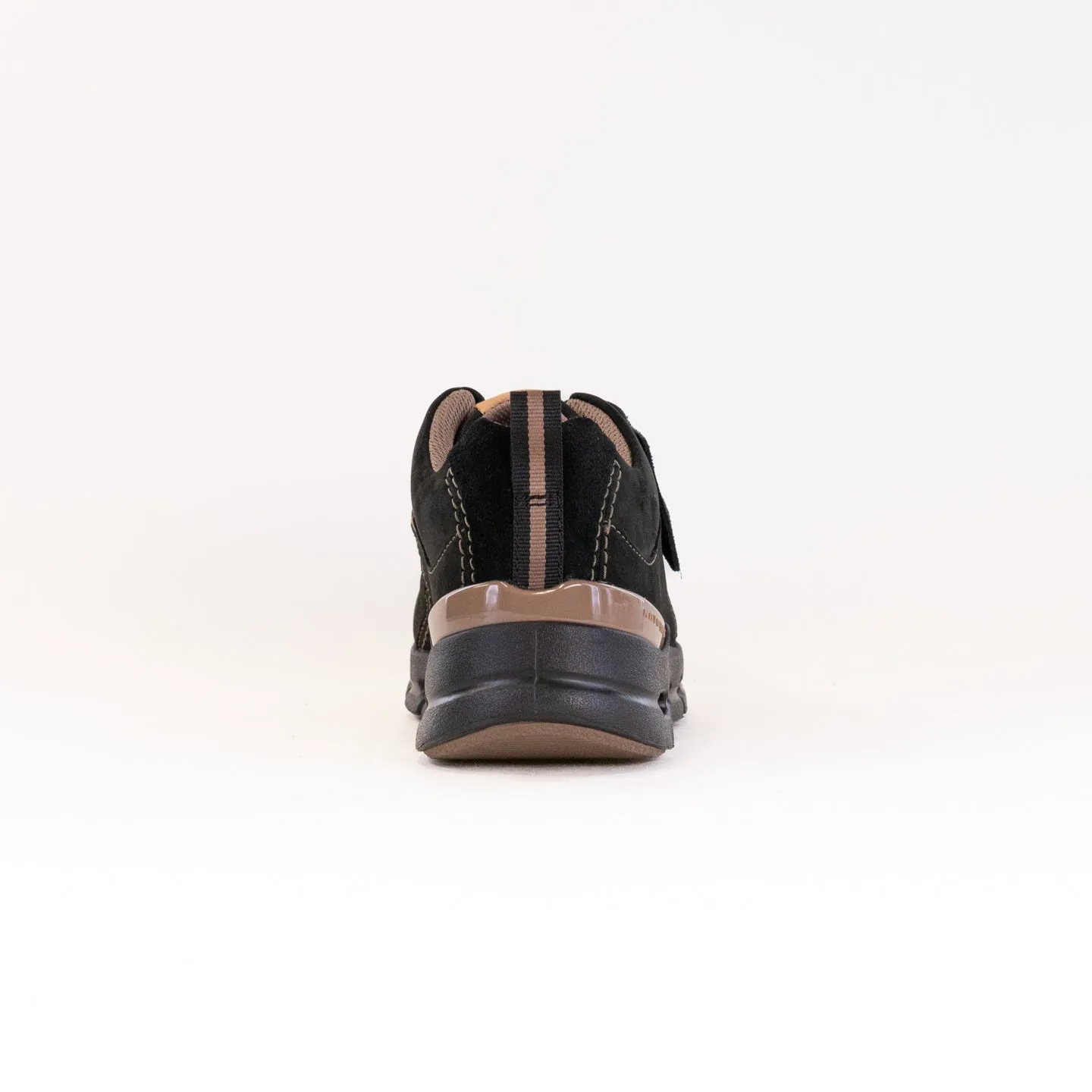 Clarks Nature X Tie Waterproof (Women's) - Black Combi Nubuck weekend hike