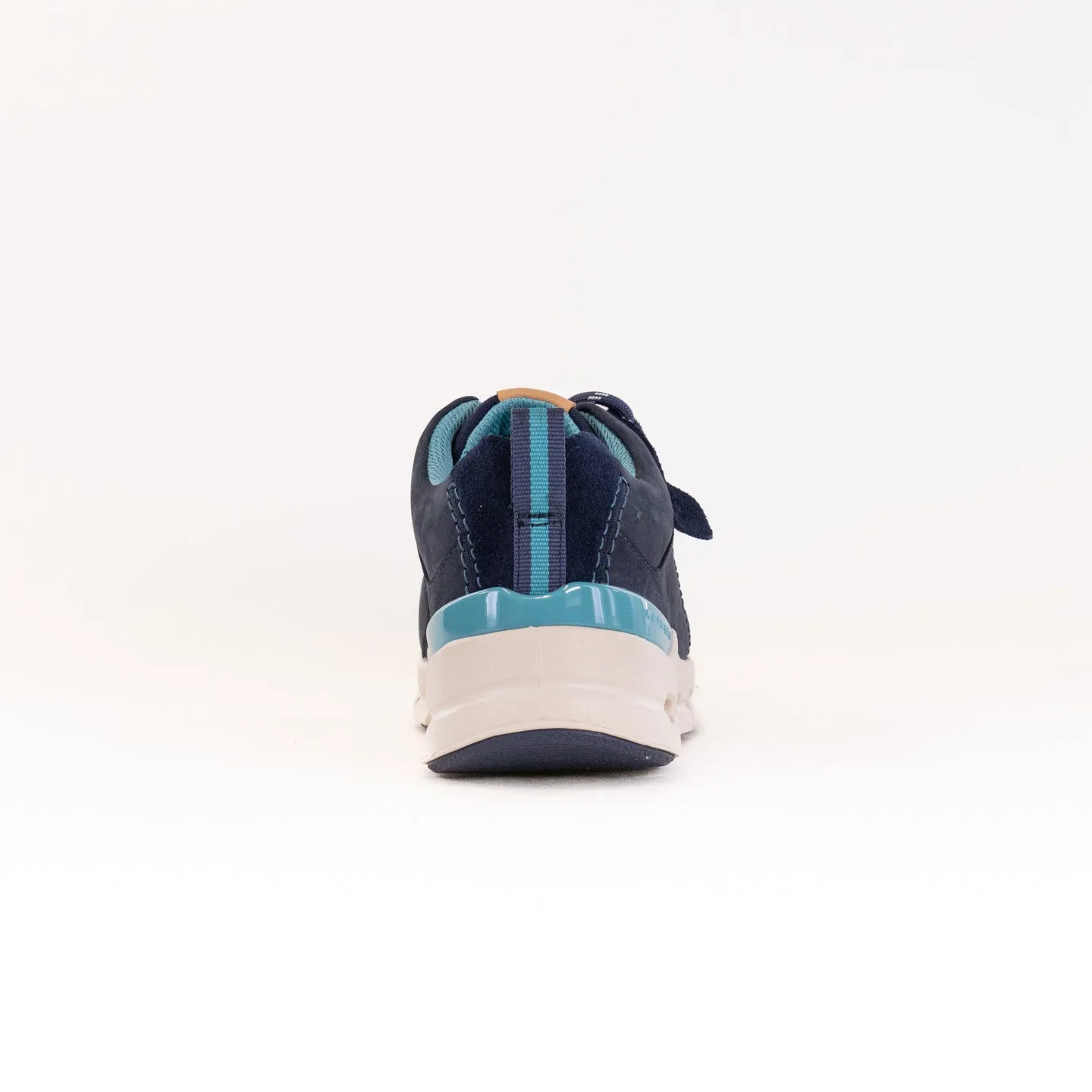 Clarks Nature X Tie Waterproof (Women's) - Navy Combi Nubuck arch zone
