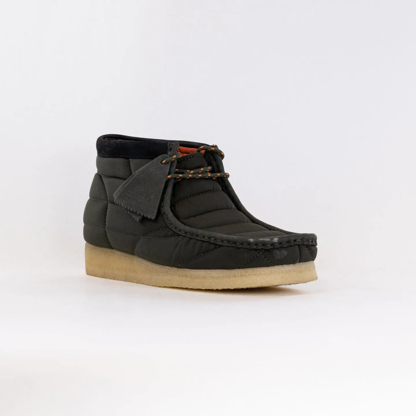Clarks Originals Wallabee Boot (Men's) - Khaki Quilted toe lock