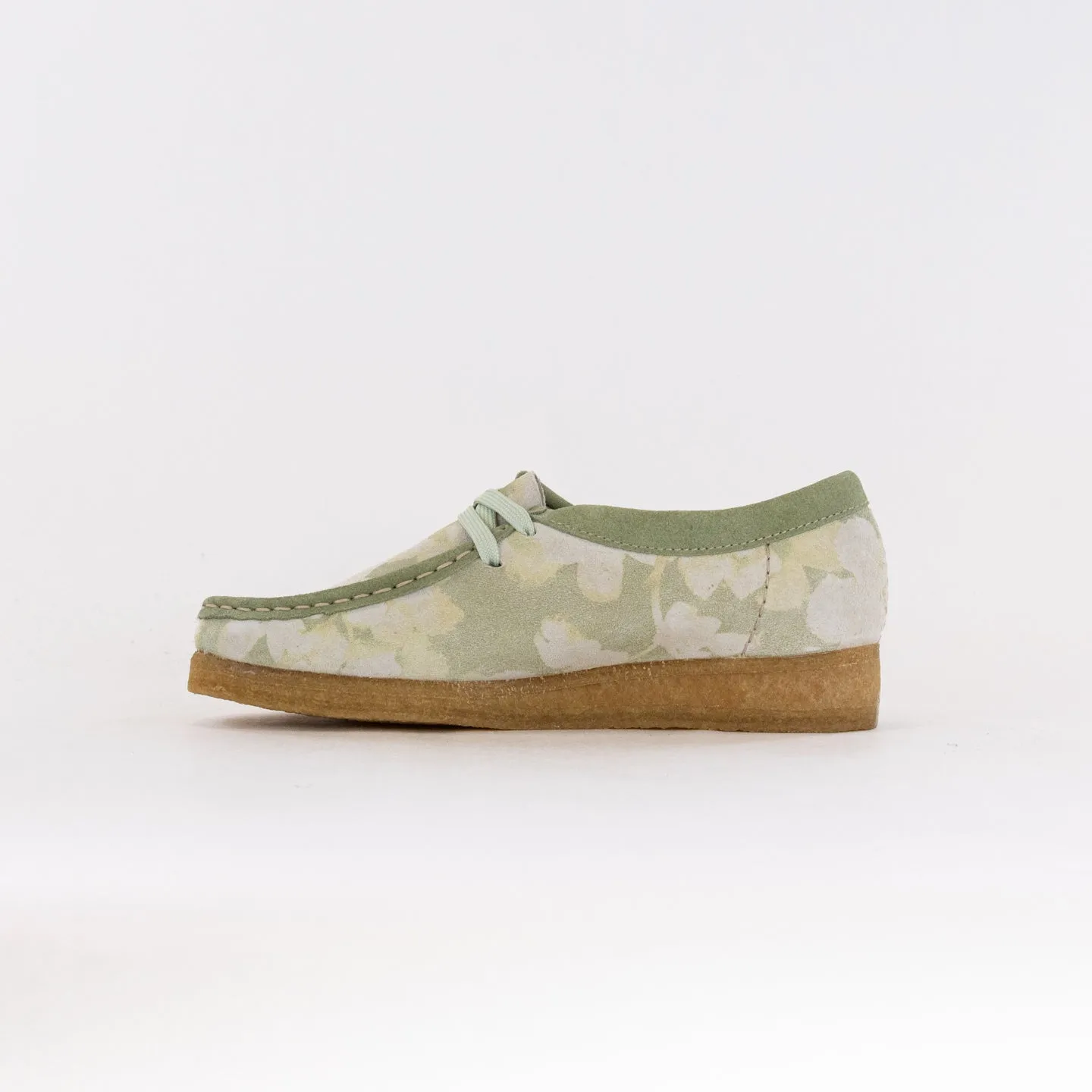 Clarks Originals Wallabee (Women's) - Green/Floral path fit