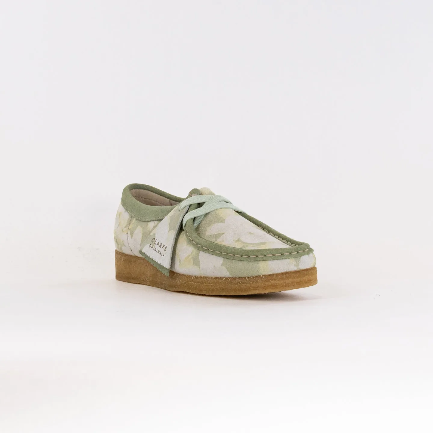 Clarks Originals Wallabee (Women's) - Green/Floral cold resistant