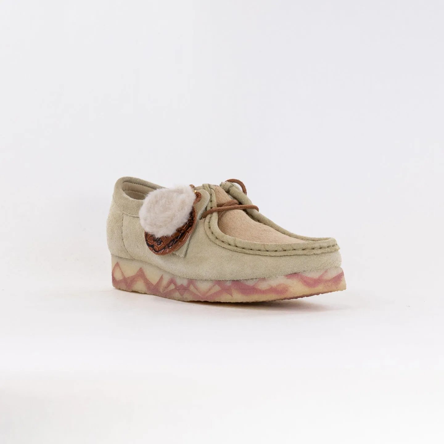 Clarks Originals Wallabee (Women's) - Maple Combi peace path