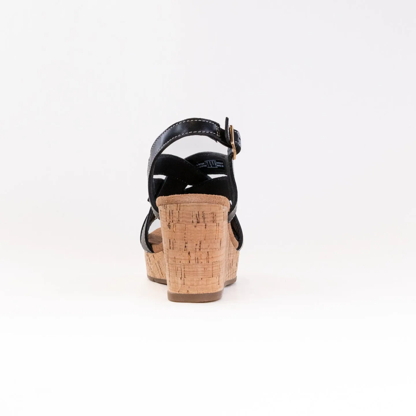 Clarks Sabina Sling (Women's) - Black/Black Quick Feel