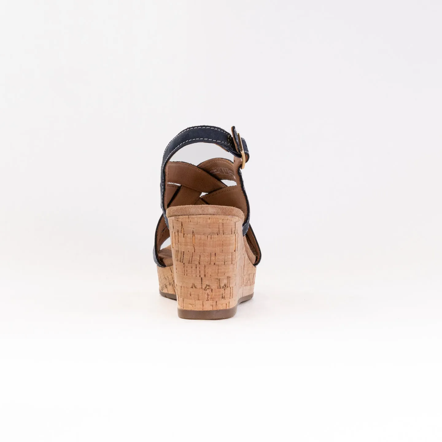 Clarks Sabina Sling (Women's) - Navy Nubuck Easy Wear