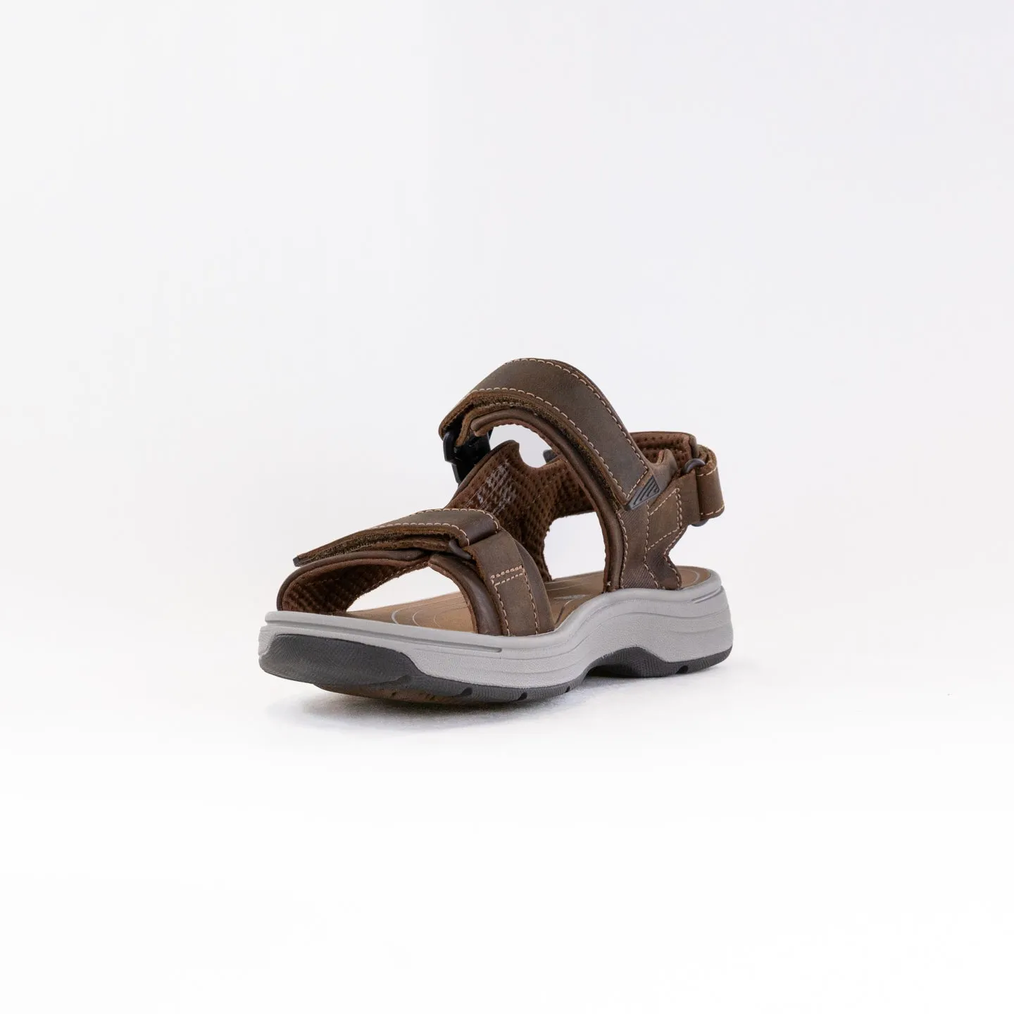 Clarks Saltway Edge (Men's) - Light Tan Leather Quick Lounge