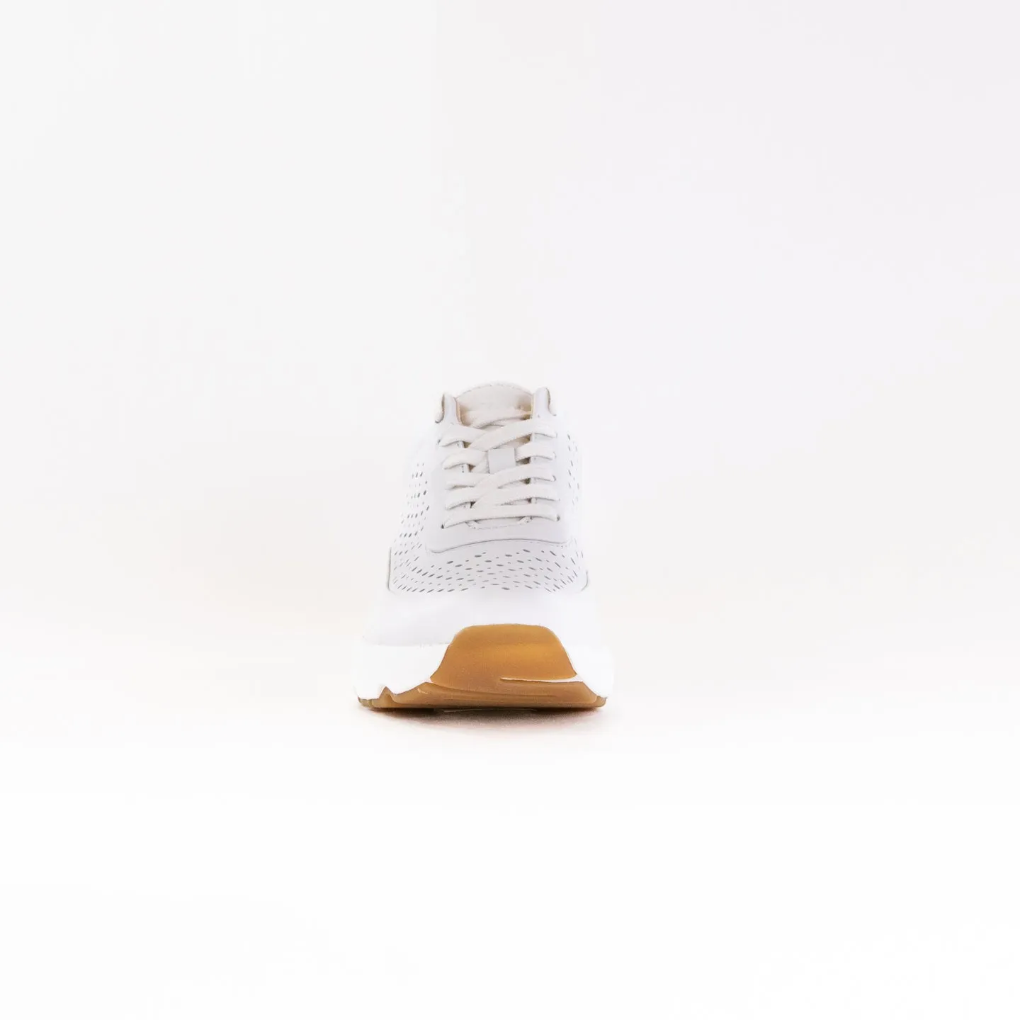 Clarks Tivoli Grace (Women's) - White Leather rubber base