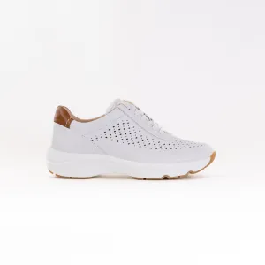 Clarks Tivoli Grace (Women's) - White Leather strong base Clarks Tivoli Grace (Women's) - White Leather firm step