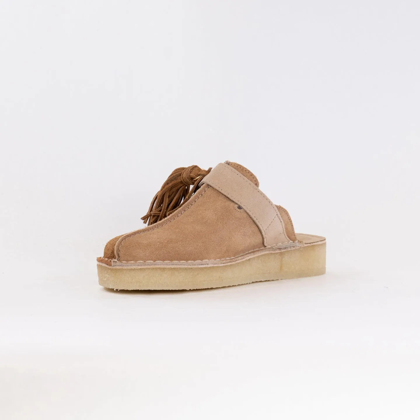 Clarks Trek Mule (Women's) - Light Tan Combi alpine ready