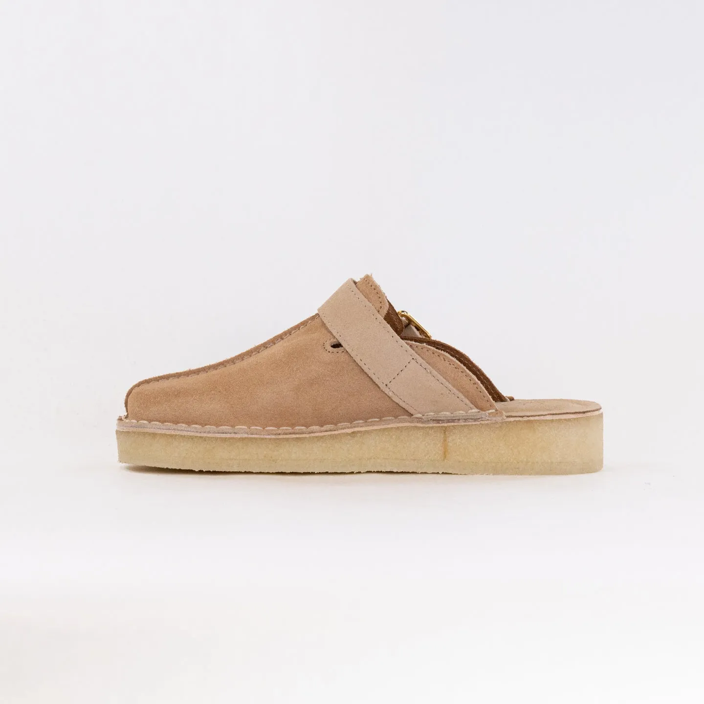 Clarks Trek Mule (Women's) - Light Tan Combi air foam