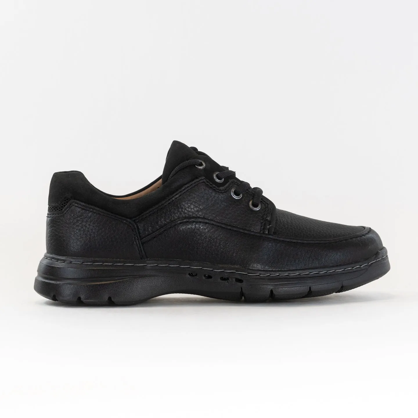 Clarks Un Brawley Lace (Men's) - Black slip guard