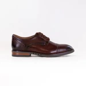 Clarks Un Hugh Cap (Men's) - Mahogany Leather vent system Clarks Un Hugh Cap (Men's) - Mahogany Leather day hike