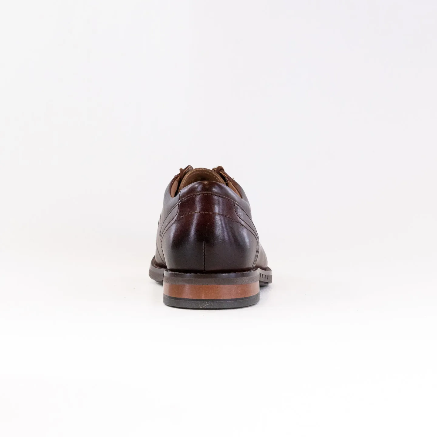 Clarks Un Hugh Cap (Men's) - Mahogany Leather shock absorb