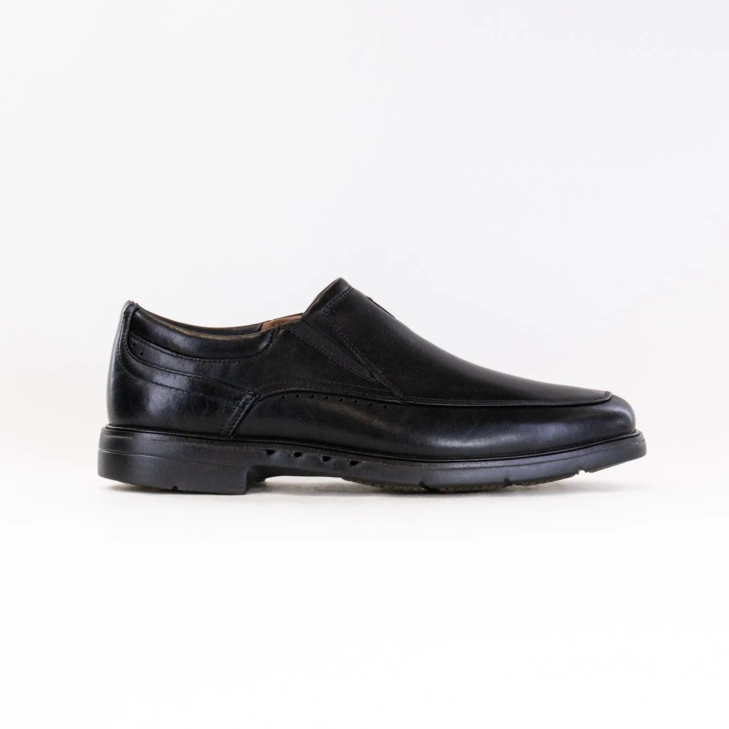 Clarks Un Kendrick Go (Men's) - Black Leather explorer fit