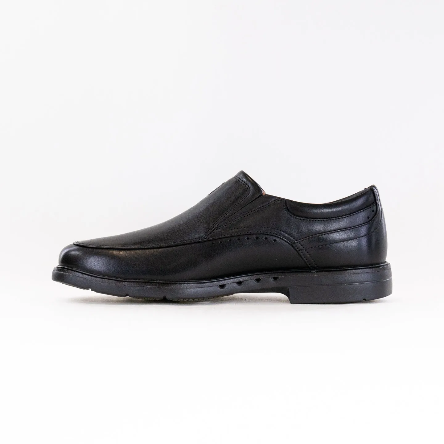 Clarks Un Kendrick Go (Men's) - Black Leather heavy load
