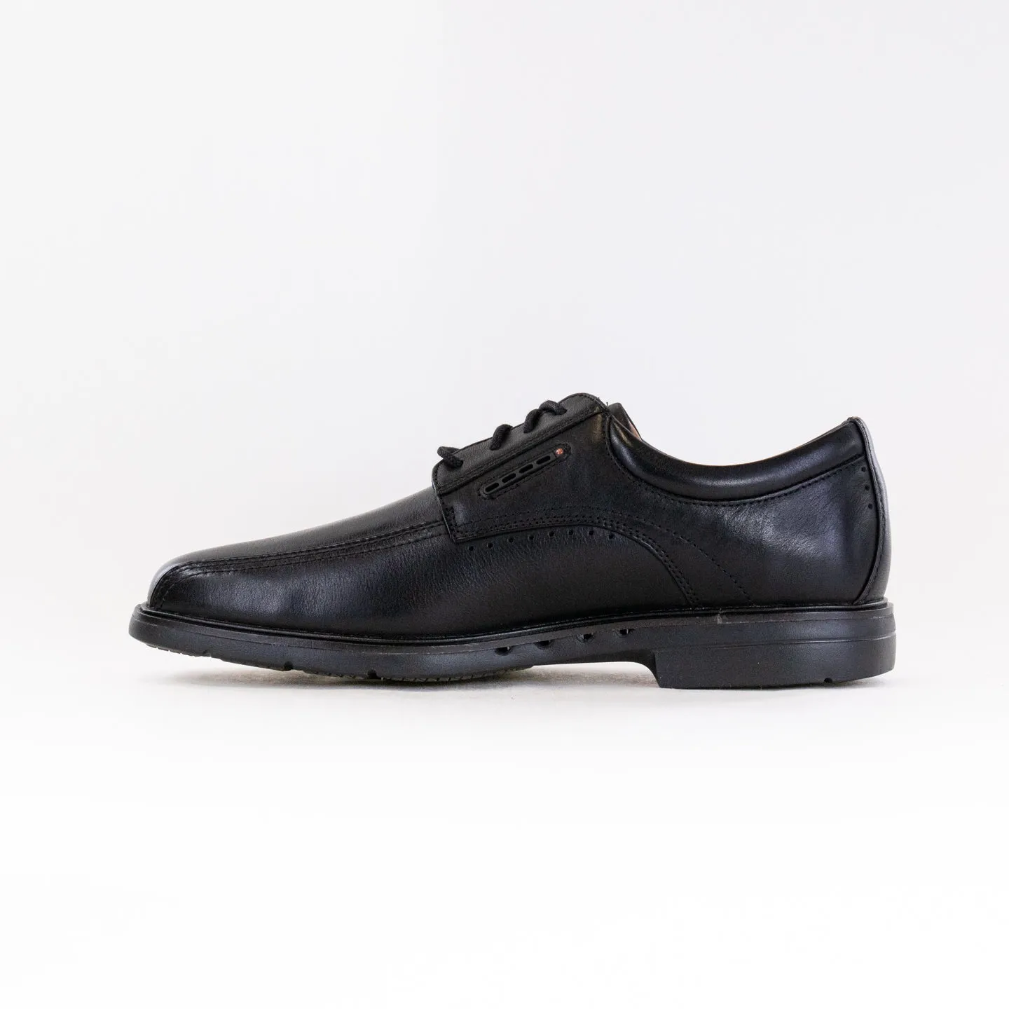 Clarks Un Kendrick Way (Men's) - Black Leather seamless ride