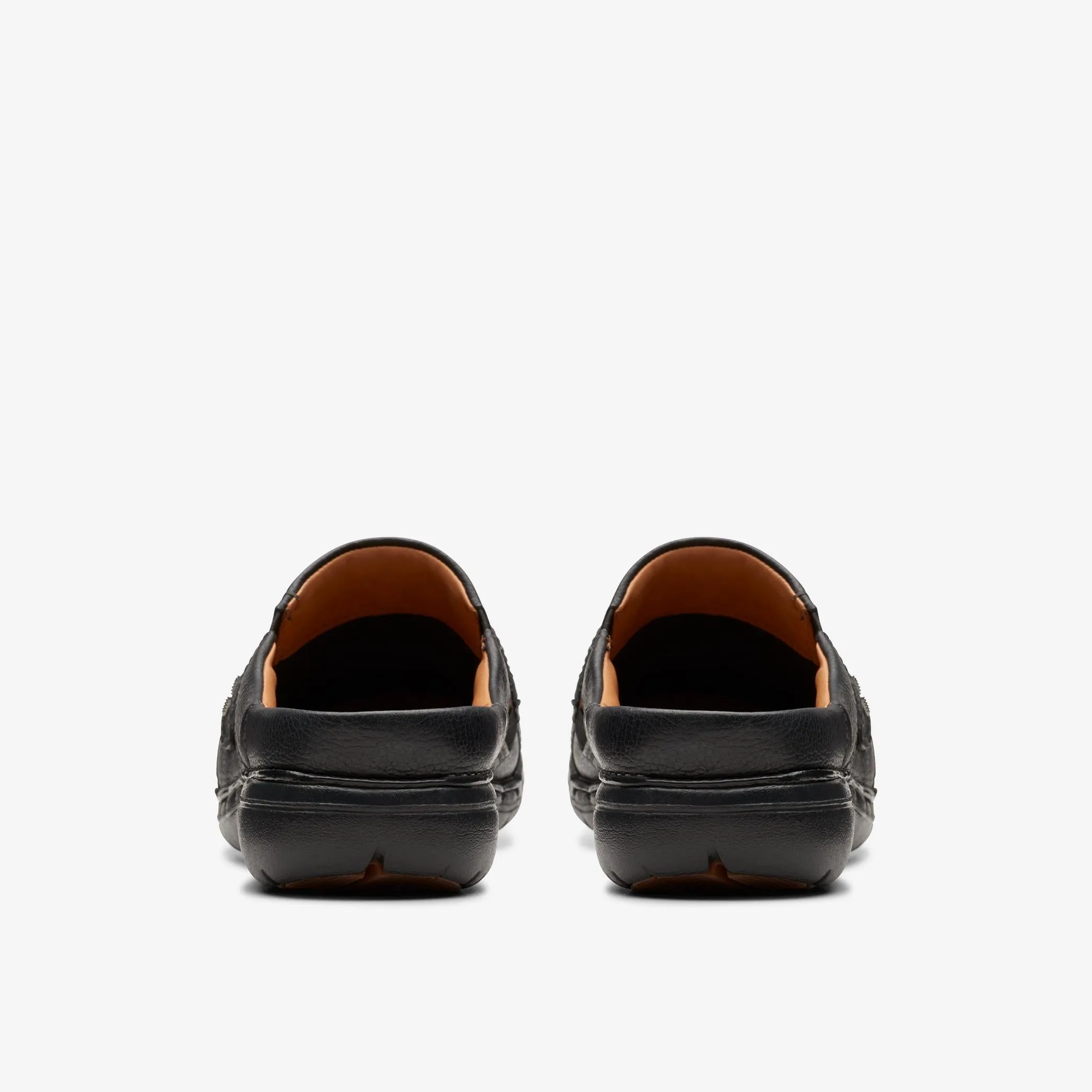 Clark's Un Loop Ease (Women's) - Black Leather climate proof