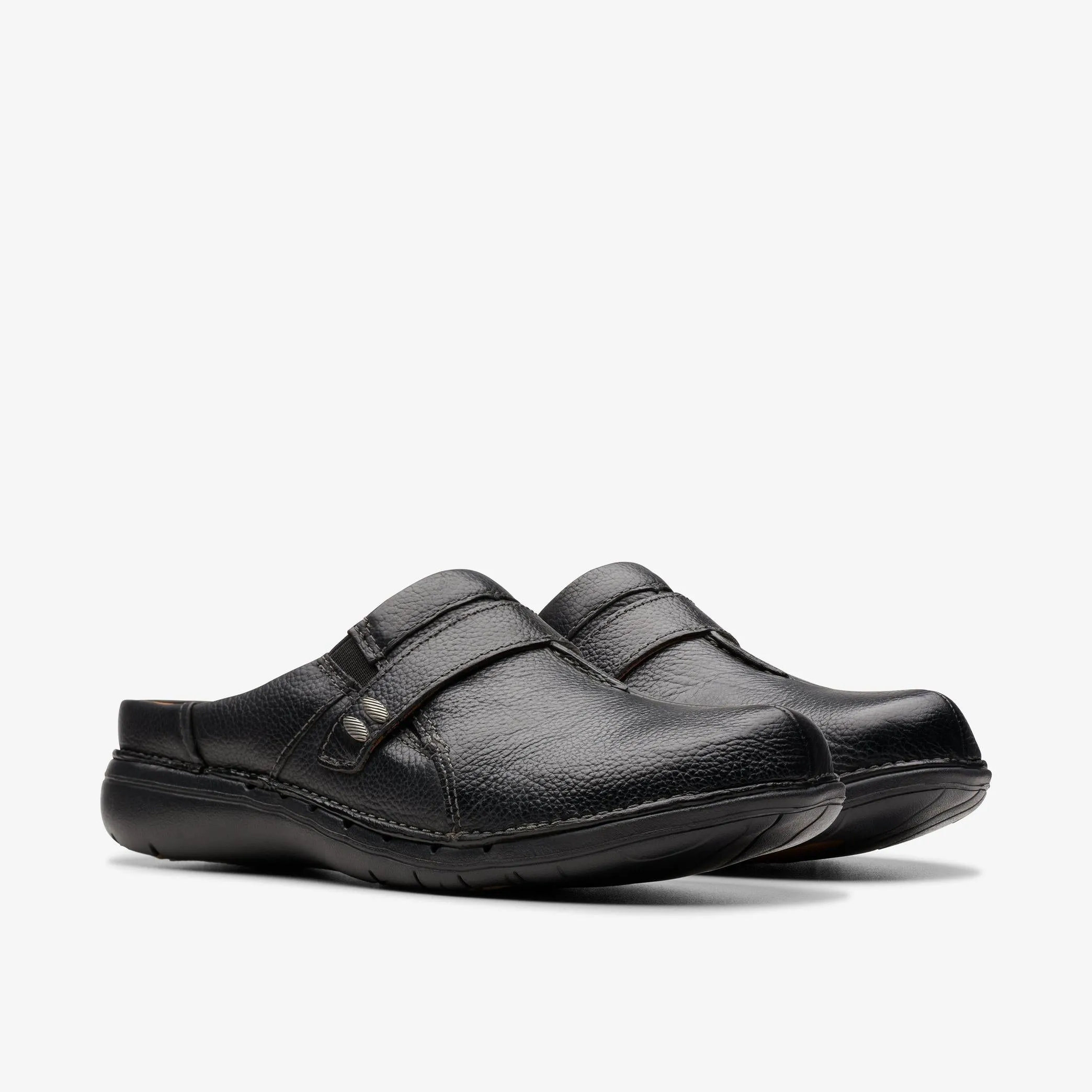 Clark's Un Loop Ease (Women's) - Black Leather smart step