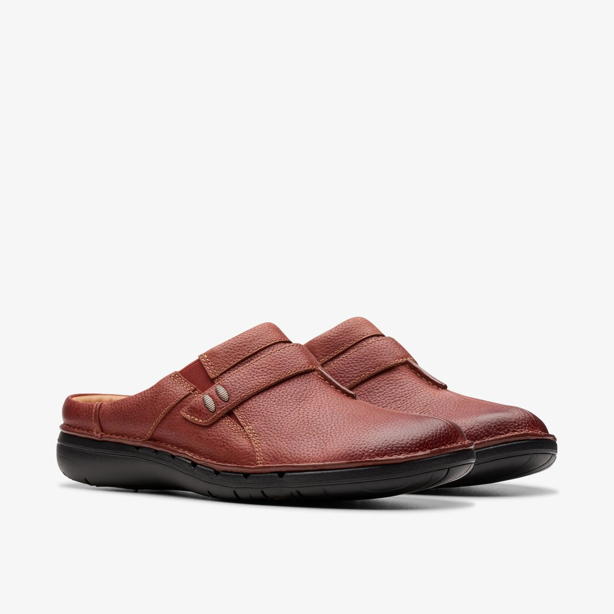 Clark's Un Loop Ease (Women's) - Chestnut Leather bold pace