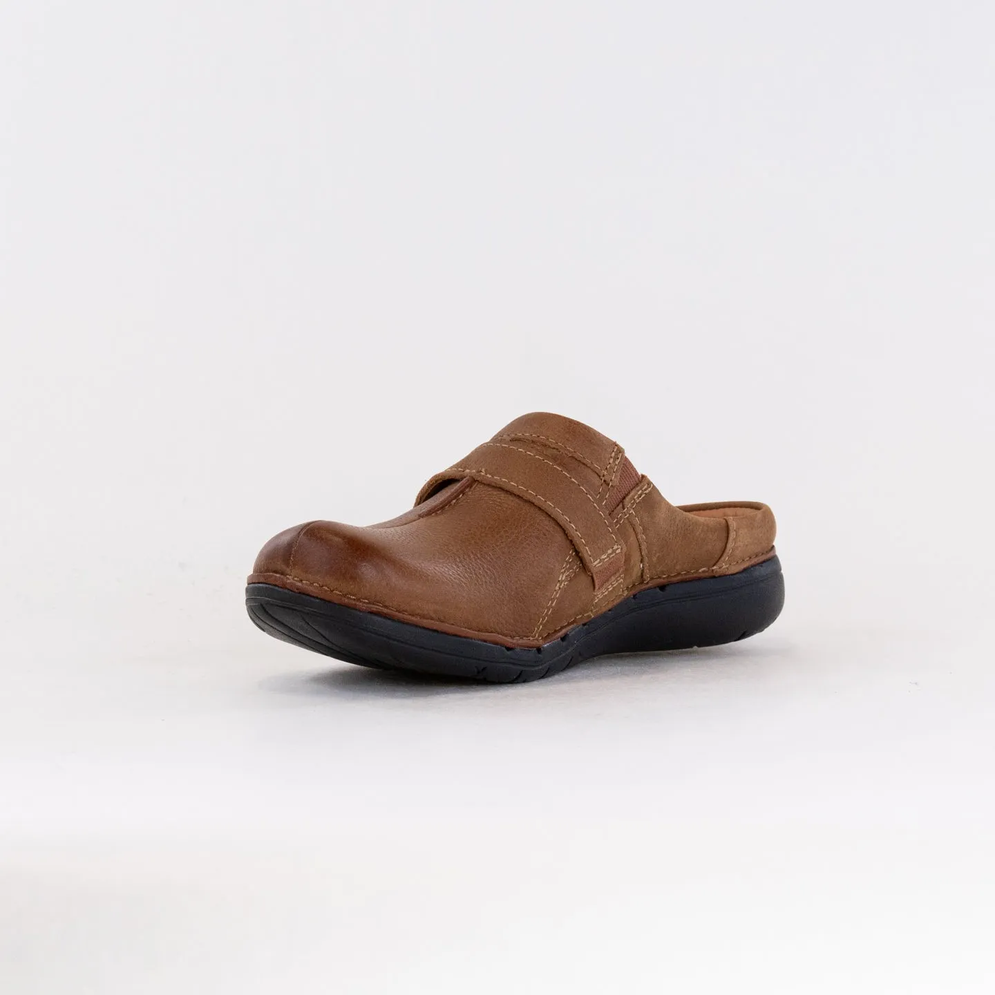 Clark's Un Loop Ease (Women's) - Dark Tan Leather trail power