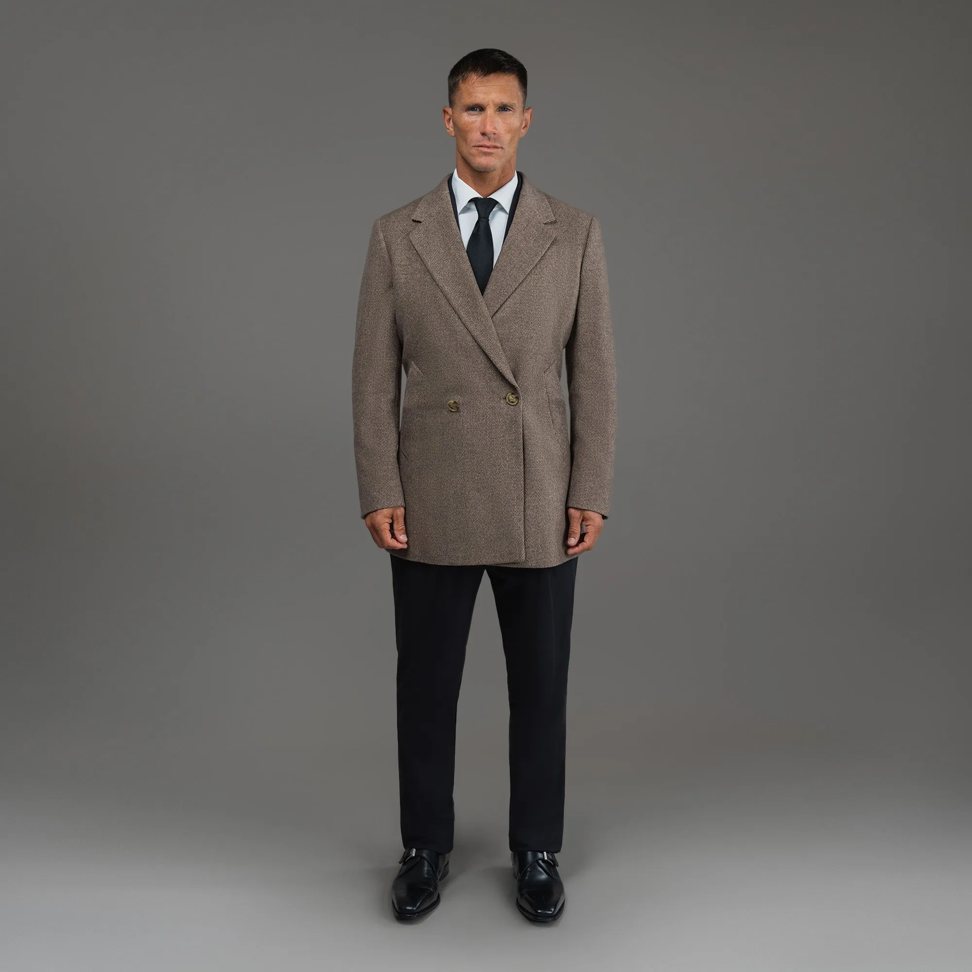 Classic Wool Silk Overcoat dream vibe